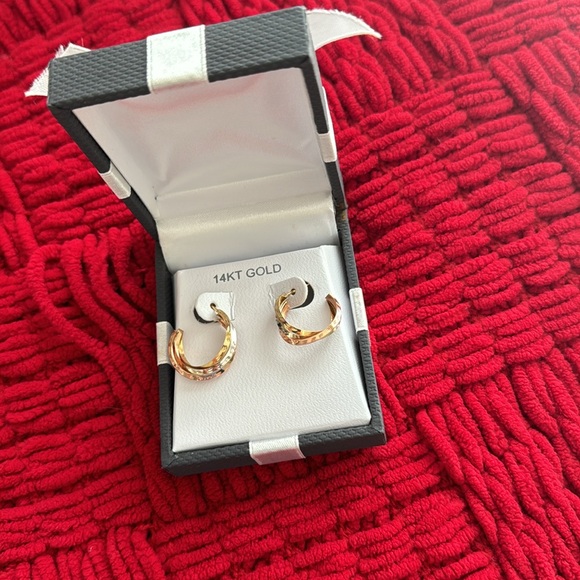 NEW BRAND TRICOLOR EARRING . - Picture 3 of 4